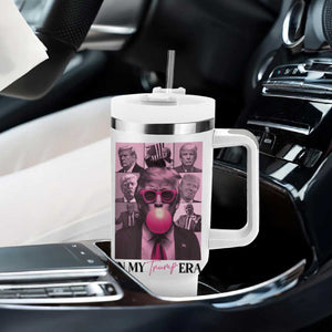 Trump Girl Era Tumbler With Handle Pink Trump Bubble Gum TB09 Print Your Wear