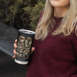 Year Of The Snake 2025 Tumbler Cup Aesthetic Gold Snake Lucky TB09 Print Your Wear