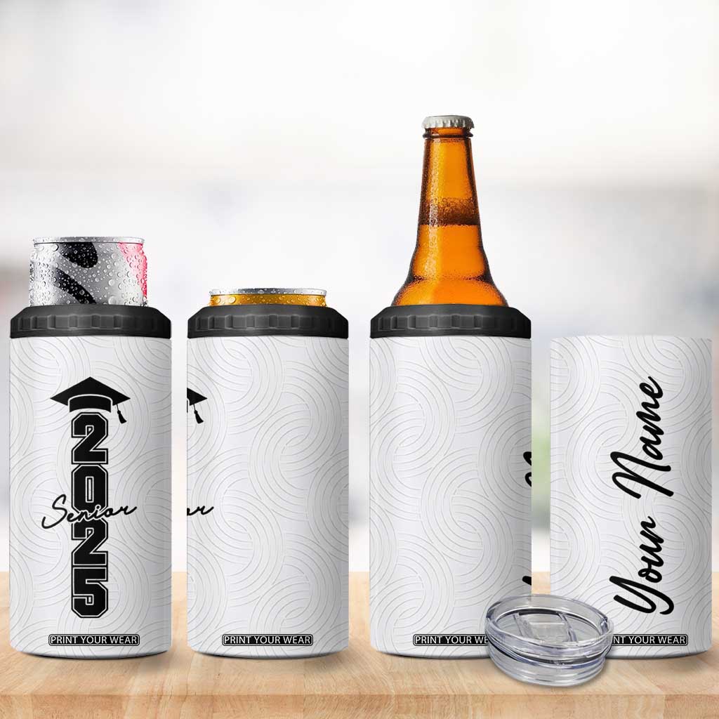 Personalized Graduation Gifts 4 in 1 Can Cooler Tumbler Custom Name Seniors 2025 TB09 Print Your Wear