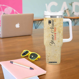 Personalized Graduation Gifts Tumbler With Handle Custom Name Congrats You Did It Class Of 2025 TB09 Print Your Wear