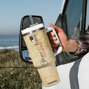 Personalized Graduation Gifts Tumbler With Handle Custom Name Congrats You Did It Class Of 2025 TB09 Print Your Wear