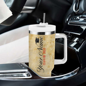 Personalized Graduation Gifts Tumbler With Handle Custom Name Congrats You Did It Class Of 2025 TB09 Print Your Wear