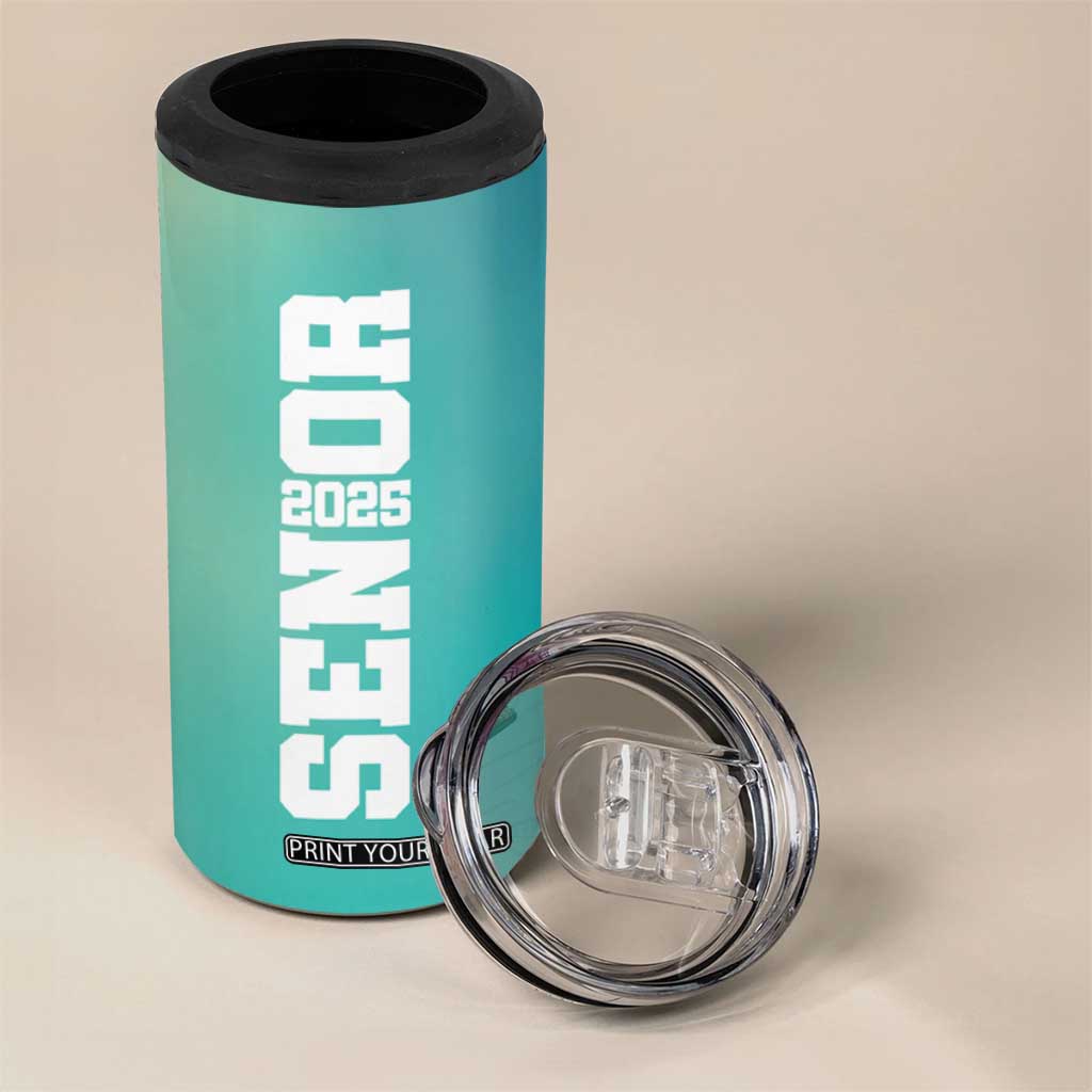 Personalized Graduation Gifts 4 in 1 Can Cooler Tumbler Custom Name Seniors Class Of 2025 TB09 Print Your Wear