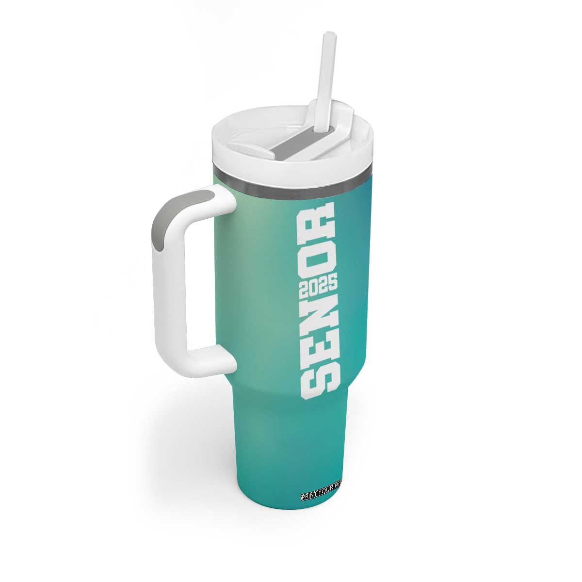 Personalized Graduation Gifts Tumbler With Handle Custom Name Seniors Class Of 2025 TB09 Print Your Wear