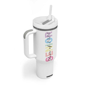 Personalized Graduation Gifts For Senior Tumbler With Handle Custom Name Class Of 2025 TB09 Print Your Wear