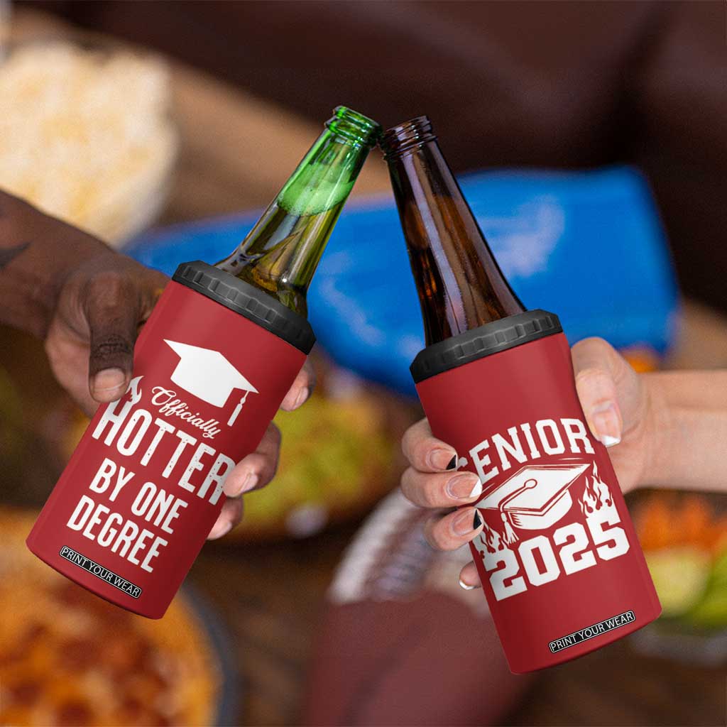 Funny Graduation Gifts 4 in 1 Can Cooler Tumbler Officially Hotter By One Degree TB09 Print Your Wear