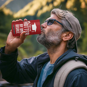 Funny Graduation Gifts 4 in 1 Can Cooler Tumbler Officially Hotter By One Degree TB09 Print Your Wear