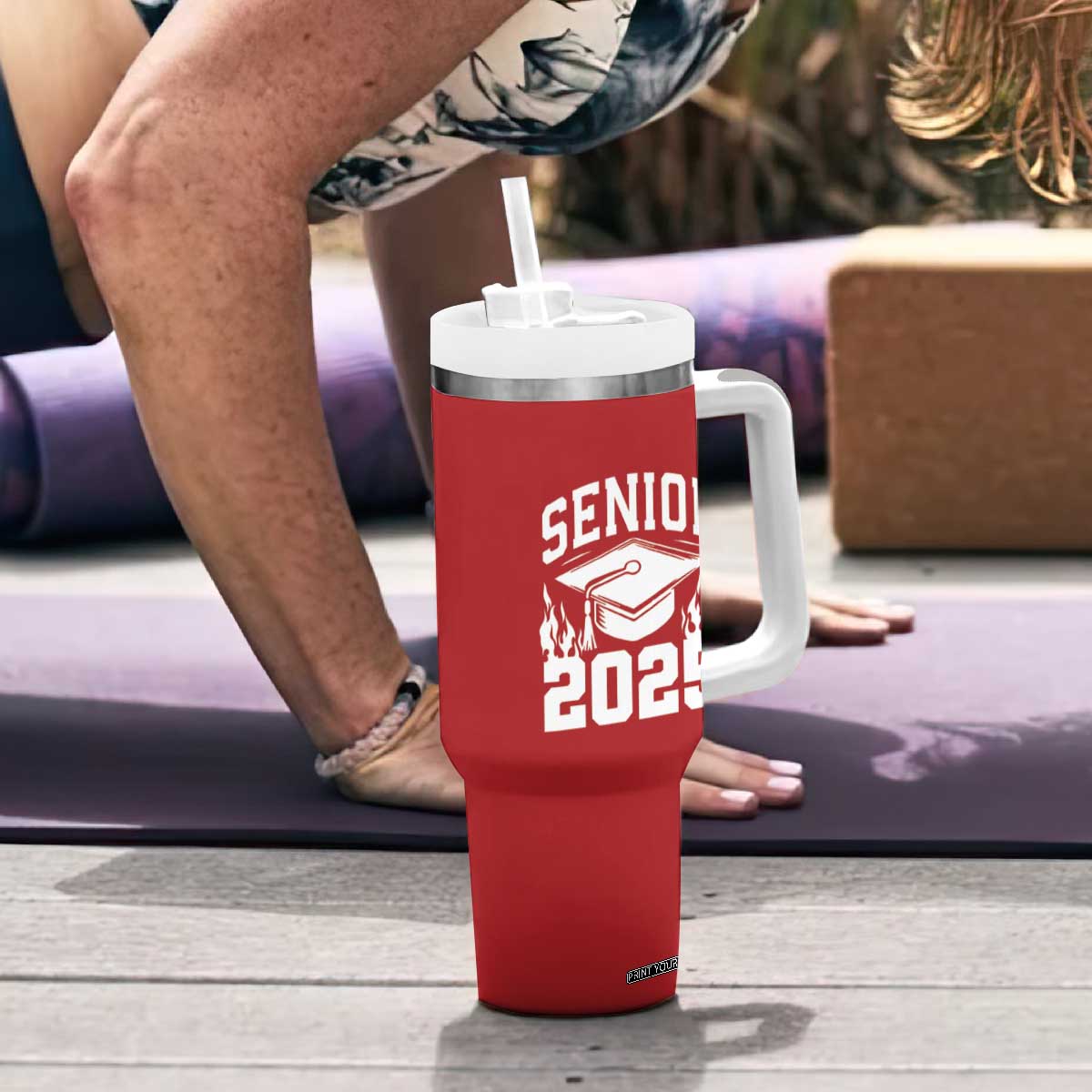 Funny Graduation Gifts Tumbler With Handle Officially Hotter By One Degree TB09 Print Your Wear