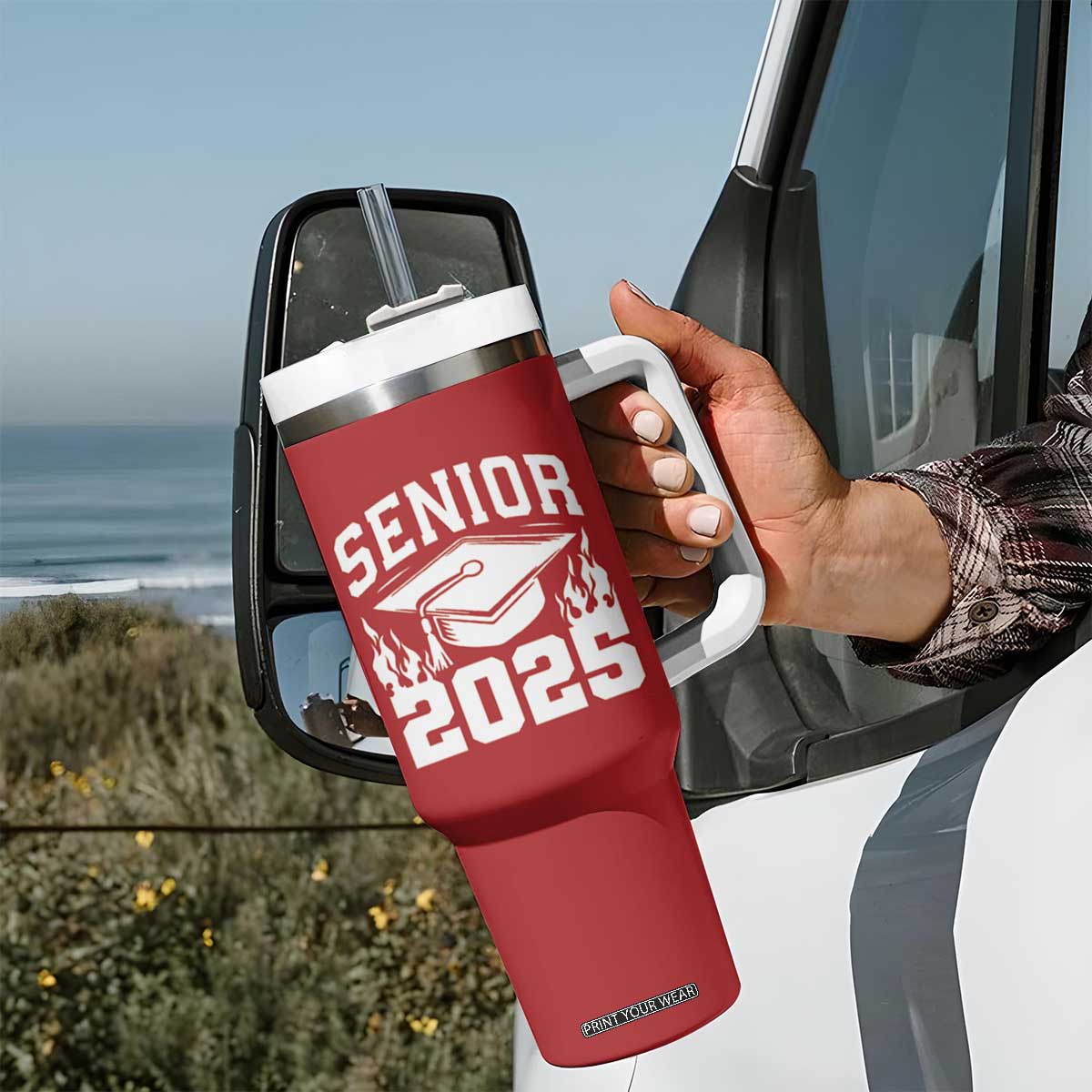 Funny Graduation Gifts Tumbler With Handle Officially Hotter By One Degree TB09 Print Your Wear