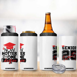 Funny Graduation Gifts 4 in 1 Can Cooler Tumbler Now Hotter By One Degree Retro TB09 Print Your Wear
