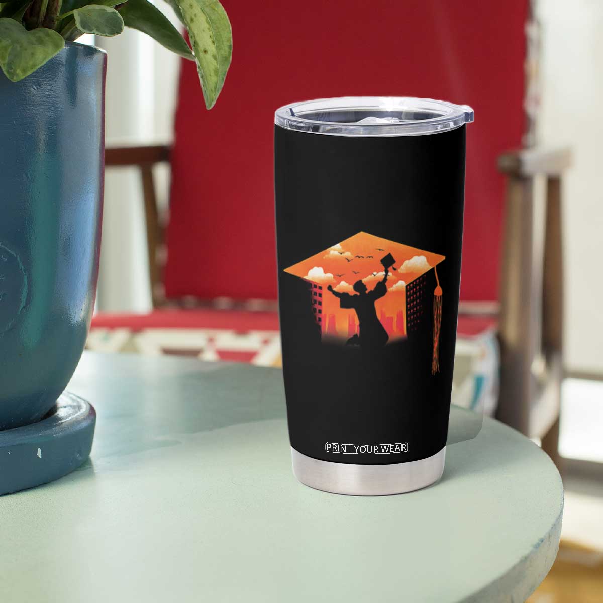 Funny Graduation Gifts Tumbler Cup One Degree Hotter TB09 Print Your Wear