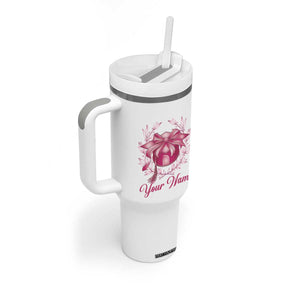 Personalized Graduation Gifts For Women Tumbler With Handle Custom Name Coquette Bow Seniors Class Of 2025 TB09 Print Your Wear