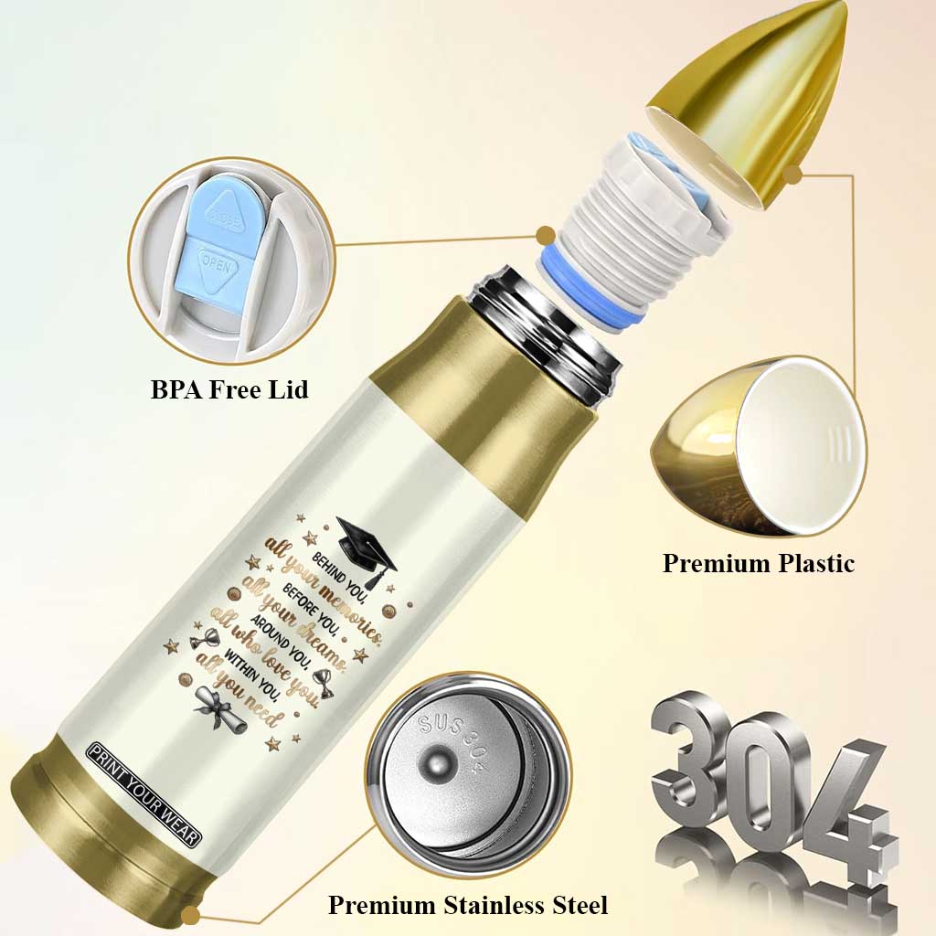 Graduation Gifts Bullet Tumbler Congrats You Did It Class Of 2025 TB09 Print Your Wear