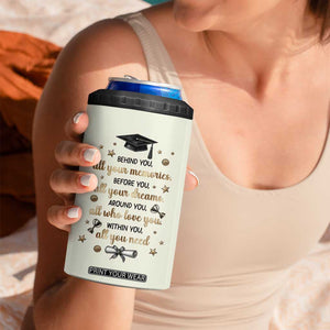 Graduation Gifts 4 in 1 Can Cooler Tumbler Congrats You Did It Class Of 2025 TB09 Print Your Wear