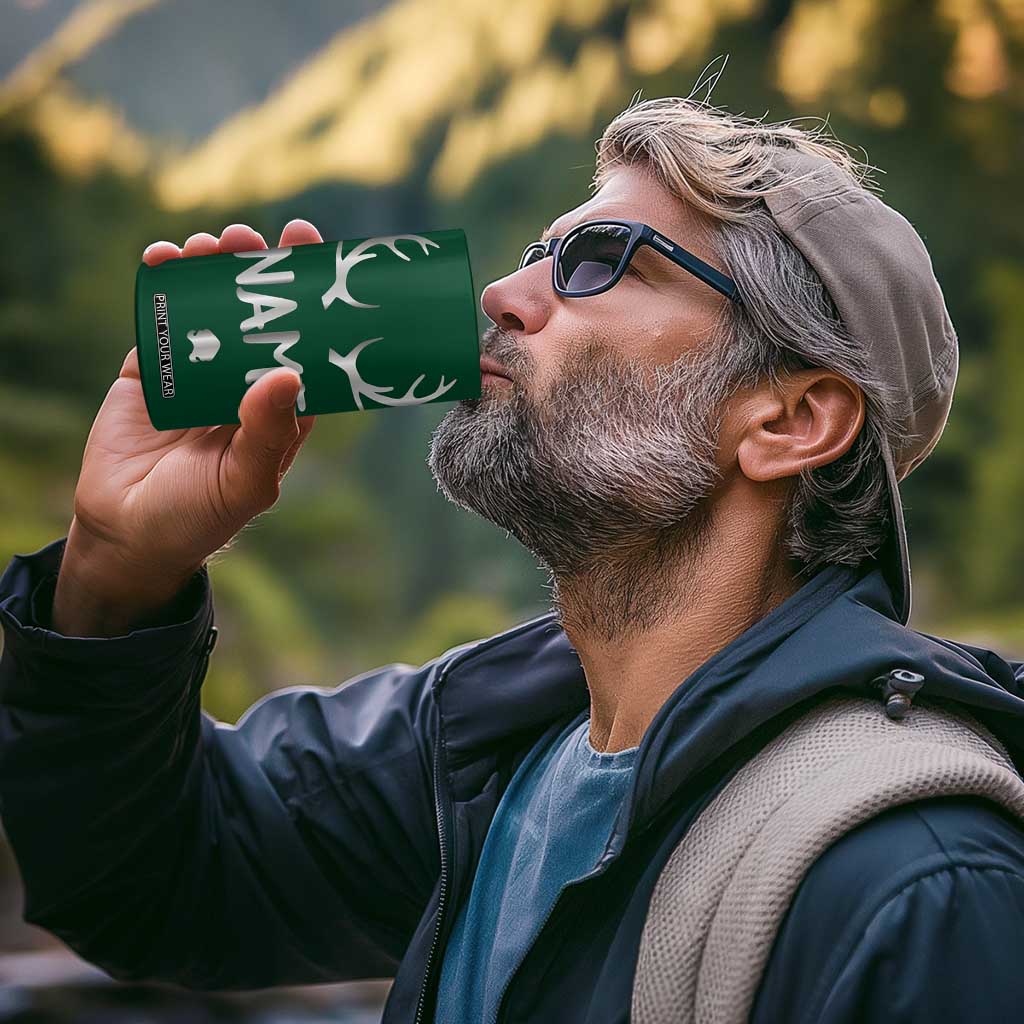 Personalized Hunting 4 in 1 Can Cooler Tumbler Custom Name Reindeer Season Christmas TB09 Print Your Wear