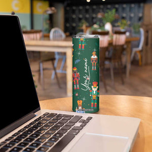 Personalized Christmas Nutcracker Skinny Tumbler Custom Name Funny Nutcracker Dog TB09 Print Your Wear