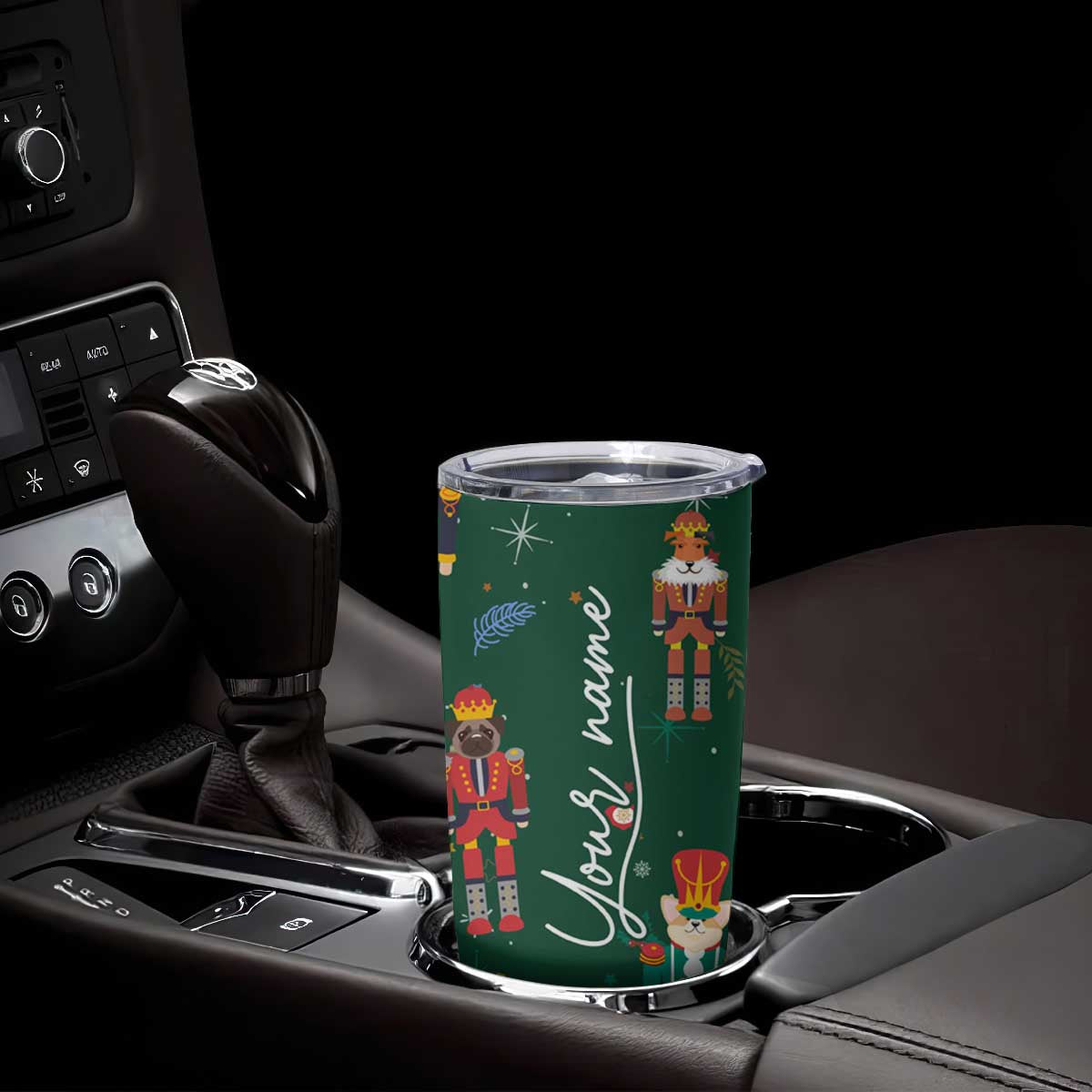 Personalized Christmas Nutcracker Tumbler Cup Custom Name Funny Nutcracker Dog TB09 Print Your Wear