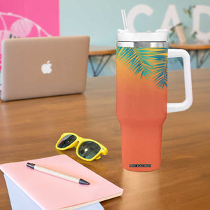 Personalized Beach Trip Vacation Tumbler With Handle Custom Name Best Team Ever Teambuilding TB09 Print Your Wear