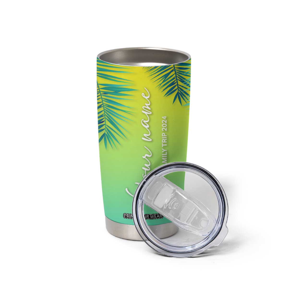 Personalized Beach Trip Vacation Tumbler Cup Custom Name Family Trip 2024 TB09 Print Your Wear
