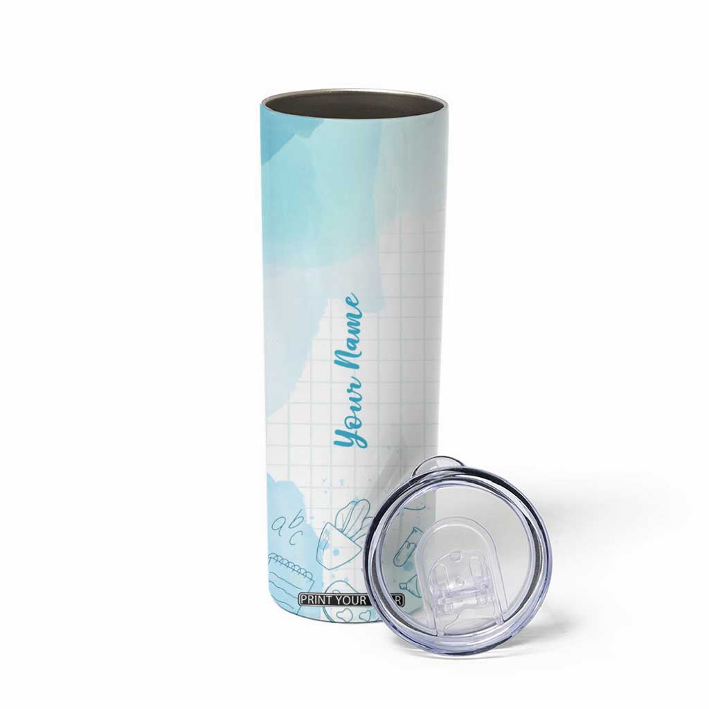 Personalized Teacher Skinny Tumbler Custom Name It Takes A Big Heart To Help Shape Little Minds TB09 Print Your Wear