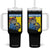 Childless Cat Ladies Vote Tumbler With Handle Rosie The Riveter Kamala Supporter TB09 One Size: 40 oz Black Print Your Wear