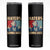 Funny Trump Skinny Tumbler Haters Gonna Hate Middle Finger TB09 Black Print Your Wear