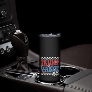 Trump Vance 2024 Skinny Tumbler Take America Back President Election Retro Groovy TB09 Print Your Wear