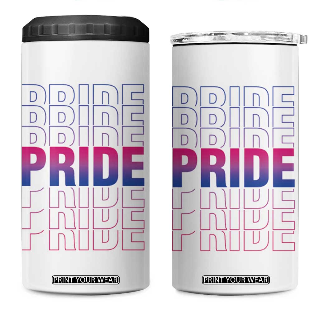 Lesbian Pride 4 in 1 Can Cooler Tumbler LGBTQ Les Flag TB09 One Size: 16 oz White Print Your Wear