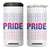 Lesbian Pride 4 in 1 Can Cooler Tumbler LGBTQ Les Flag TB09 One Size: 16 oz White Print Your Wear