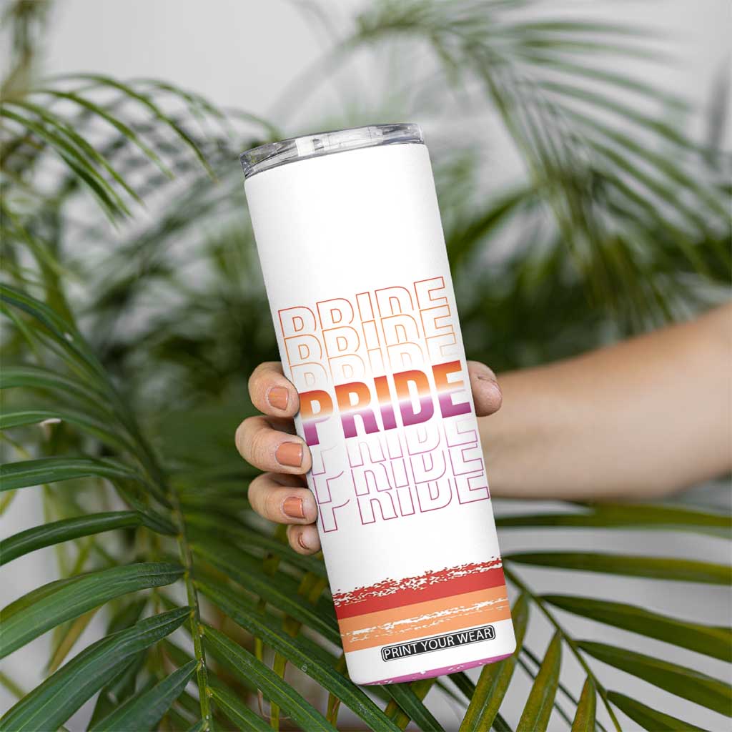 Transgender Pride Skinny Tumbler LGBTQ Trans Flag TB09 Print Your Wear