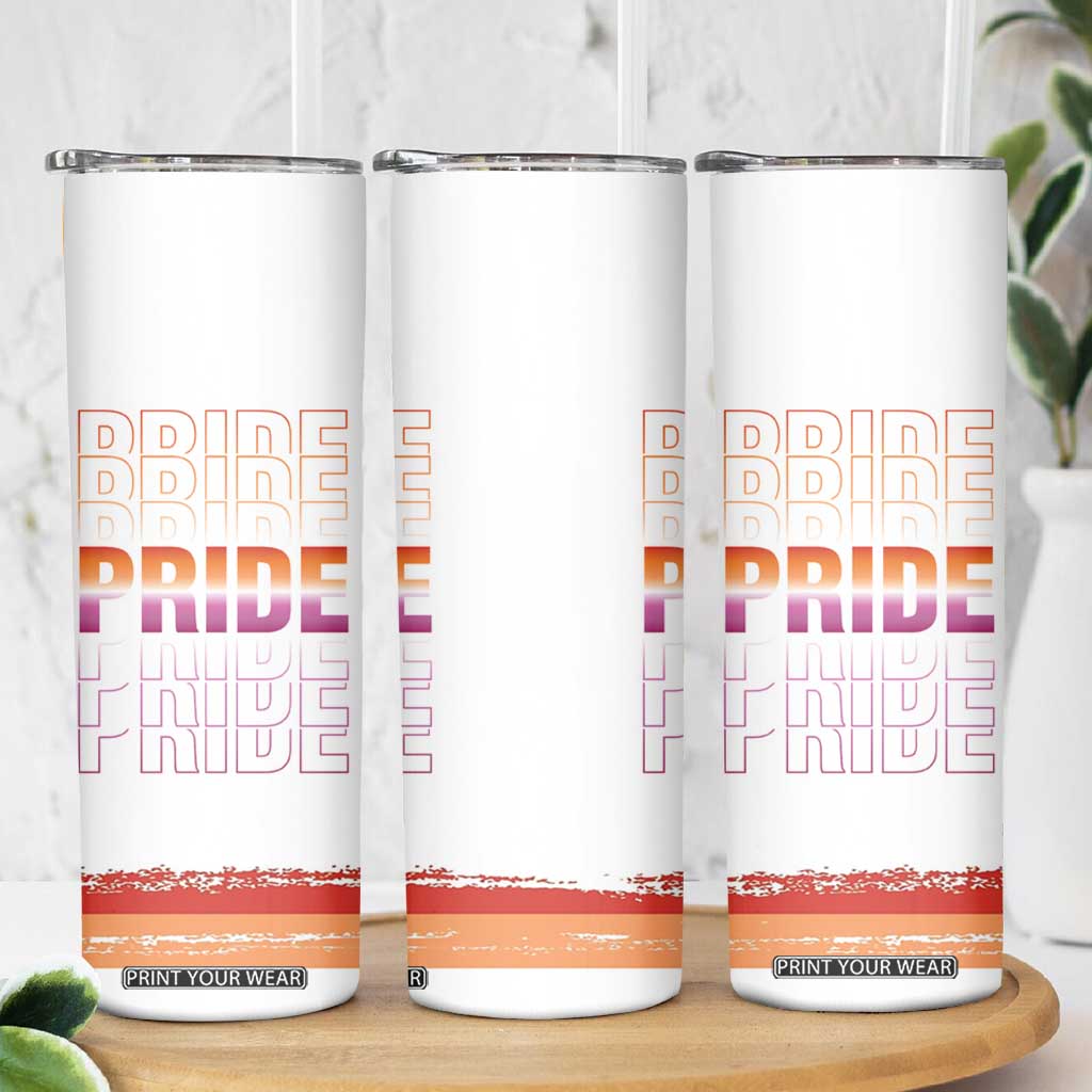 Transgender Pride Skinny Tumbler LGBTQ Trans Flag TB09 Print Your Wear