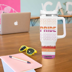 Transgender Pride Tumbler With Handle LGBTQ Trans Flag TB09 Print Your Wear