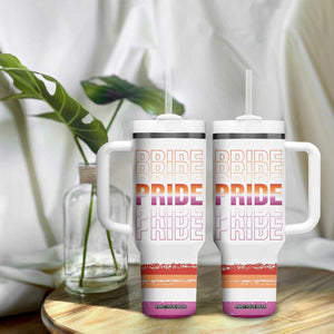 Transgender Pride Tumbler With Handle LGBTQ Trans Flag TB09 Print Your Wear