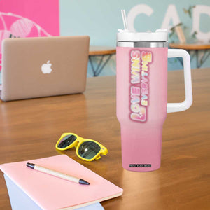 LGBT Pride Tumbler With Handle Love Wins Everytime Rainbow TB09 Print Your Wear