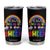 LGBT Pride Tumbler Cup Jesus Loves All His Sheep Lesbian Gay Bisexual Transgender Black White TB09 Black Print Your Wear