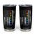 LGBT Veteran Tumbler Cup American Flag Rainbow Military Army TB09 Black Print Your Wear