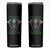 Mexican Dad Skinny Tumbler El Papa Mas Chingon Mexico Father's Day TB09 Black Print Your Wear