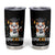 Graduation Cat Lover Tumbler Cup Educated Cat Graduated Graduating TB09 Black Print Your Wear