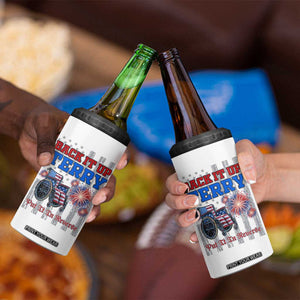 Funny 4th Of July 4 in 1 Can Cooler Tumbler Back Up Terry Put It In Reverse TB09 Print Your Wear