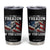 George Washington Tumbler Cup It's Only Treason If You Lose 4th Of July TB09 Black Print Your Wear