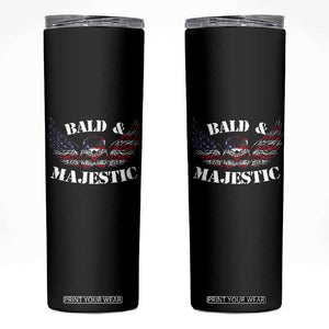 American Eagle Bald And Majestic Skinny Tumbler TB09 Black Print Your Wear