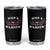 American Eagle Bald And Majestic Tumbler Cup TB09 Black Print Your Wear