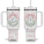 Christian Gifts Tumbler With Handle I Am A Child Of God Coquette Christ Cross TB09 One Size: 40 oz Pink Print Your Wear