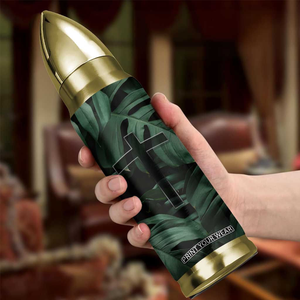 Christian Bullet Tumbler Be Still And Know That I Am God Aesthetic TB09 Print Your Wear