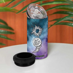 Suicide Prevention Awareness 4 in 1 Can Cooler Tumbler Choose Life Planets Semicolon Teal Purple Galaxy Outer Space TB09 Print Your Wear