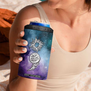 Suicide Prevention Awareness 4 in 1 Can Cooler Tumbler Choose Life Planets Semicolon Teal Purple Galaxy Outer Space TB09 Print Your Wear