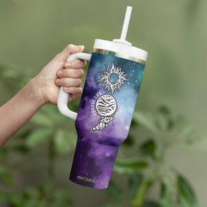 Suicide Prevention Awareness Tumbler With Handle Choose Life Planets Semicolon Teal Purple Galaxy Outer Space TB09 Print Your Wear