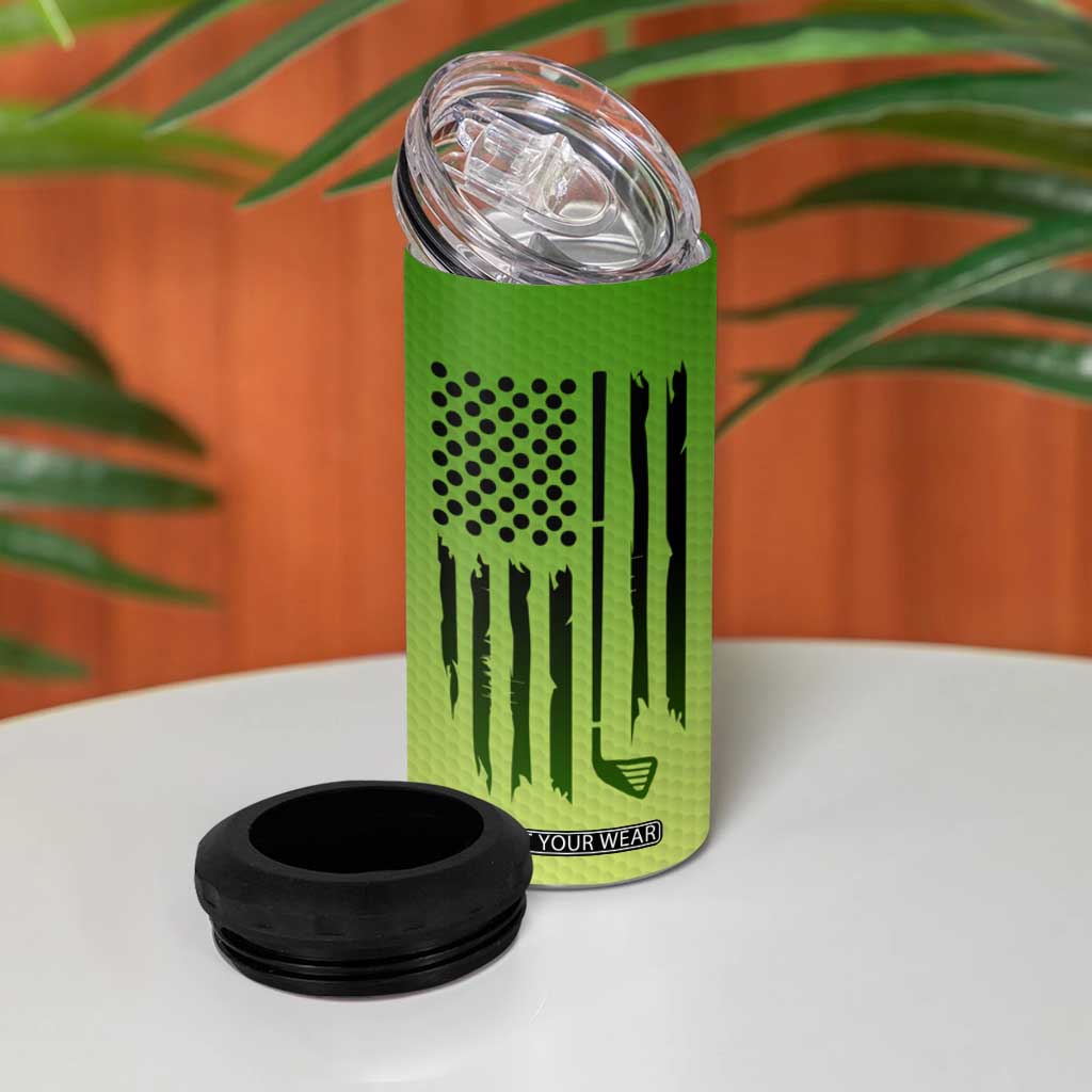 Gifts for Golf Player 4 in 1 Can Cooler Tumbler World's Okayest Golfer TB09 Print Your Wear