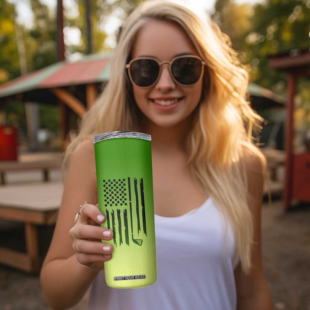 Gifts for Golf Player Skinny Tumbler World's Okayest Golfer TB09 Print Your Wear