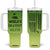 Gifts for Golf Player Tumbler With Handle World's Okayest Golfer TB09 One Size: 40 oz Green Yellow Gradient Print Your Wear